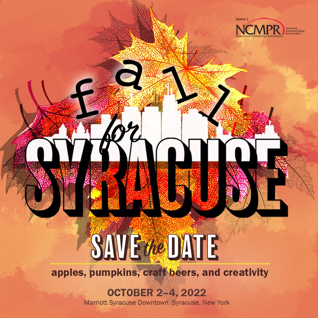 SAVE THE DATE: SYRACUSE 2022 #D1Syracuse #NCMPRD1
