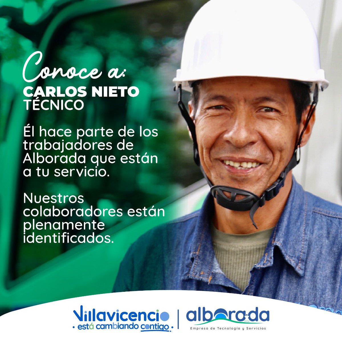 alboradaep's tweet photo. ¡Conoce a nuestro personal técnico de alumbrado público! 🧑🏻‍🔧
Se esmeran cada día por brindar un servicio que garantice seguridad y tranquilidad a los villavicenses en zonas de penumbra de la ciudad. 
De esto se trata recuperar lo público.

Villavicencio está #CambiandoContigo 🤝🏼 https://t.co/x0TMgCP9K1