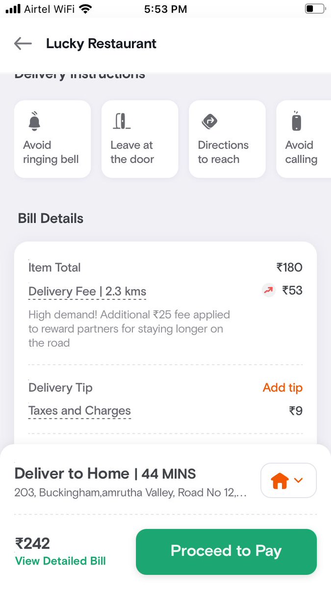 Dhrubashis's tweet image. ⁦@Swiggy⁩ how can you charge delivery fees forcefully for #onemembership customer? Is it technical bug or your looting strategy?👇🏾