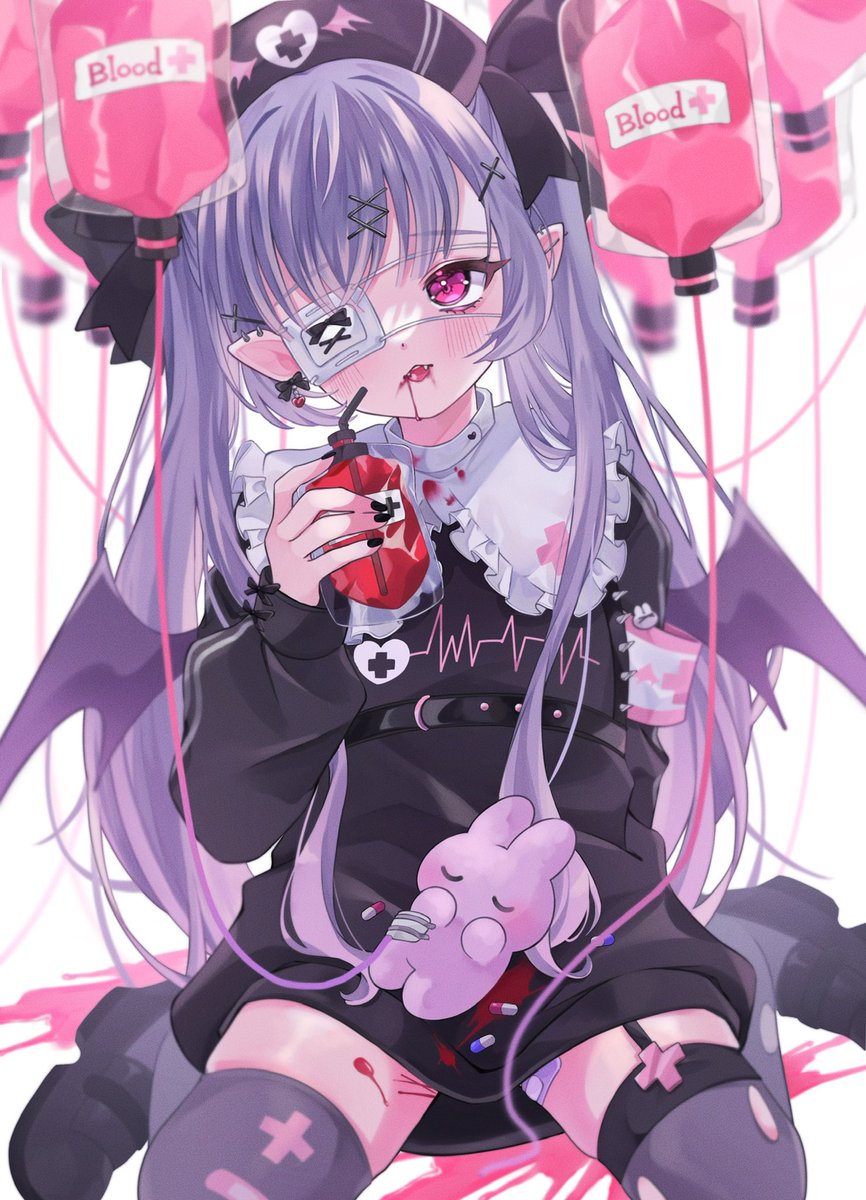 😈吸血鬼ナースちゃん😈

#イラスト
#illustraion