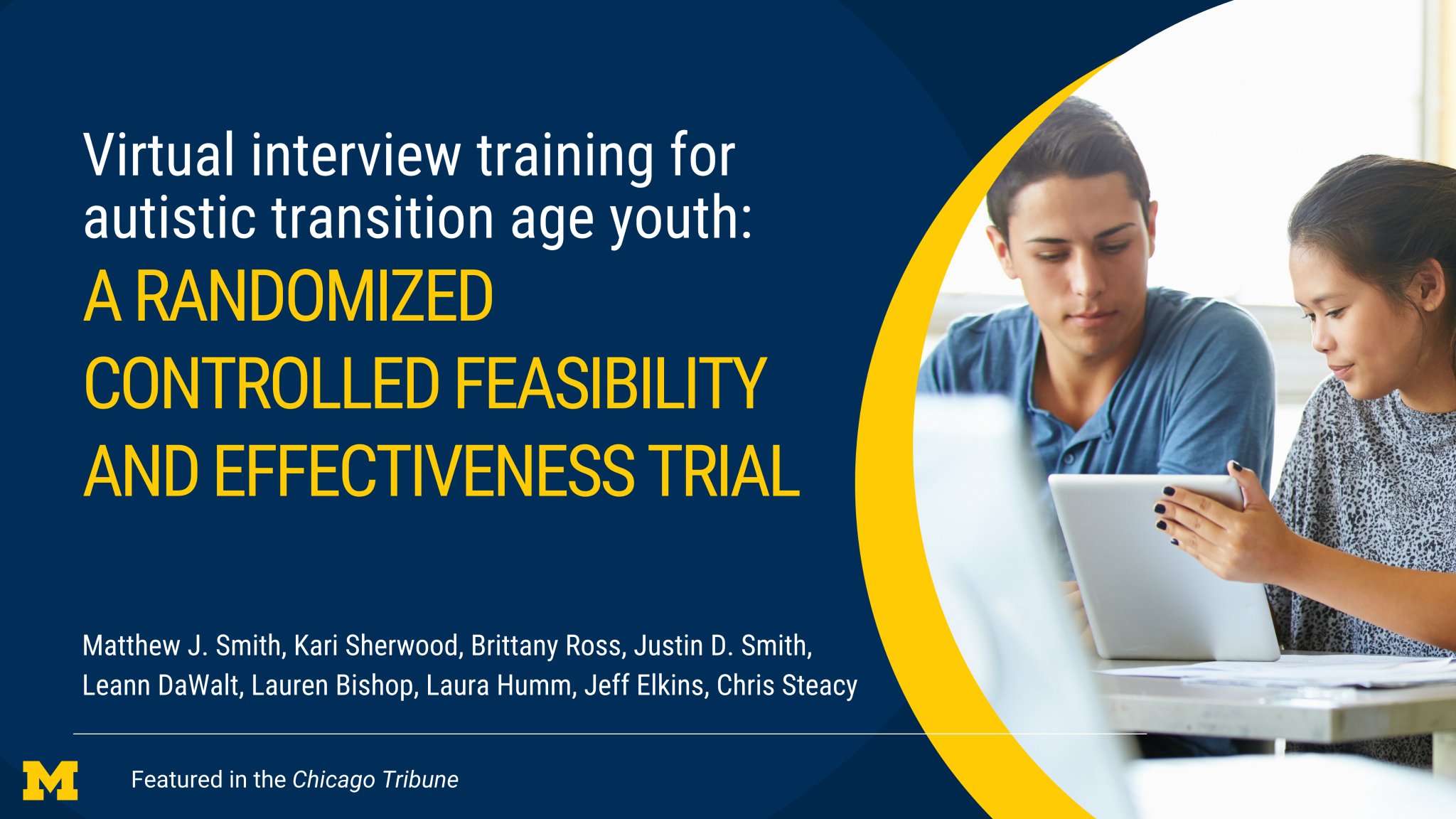 University of Michigan on Twitter "A virtual reality job interview