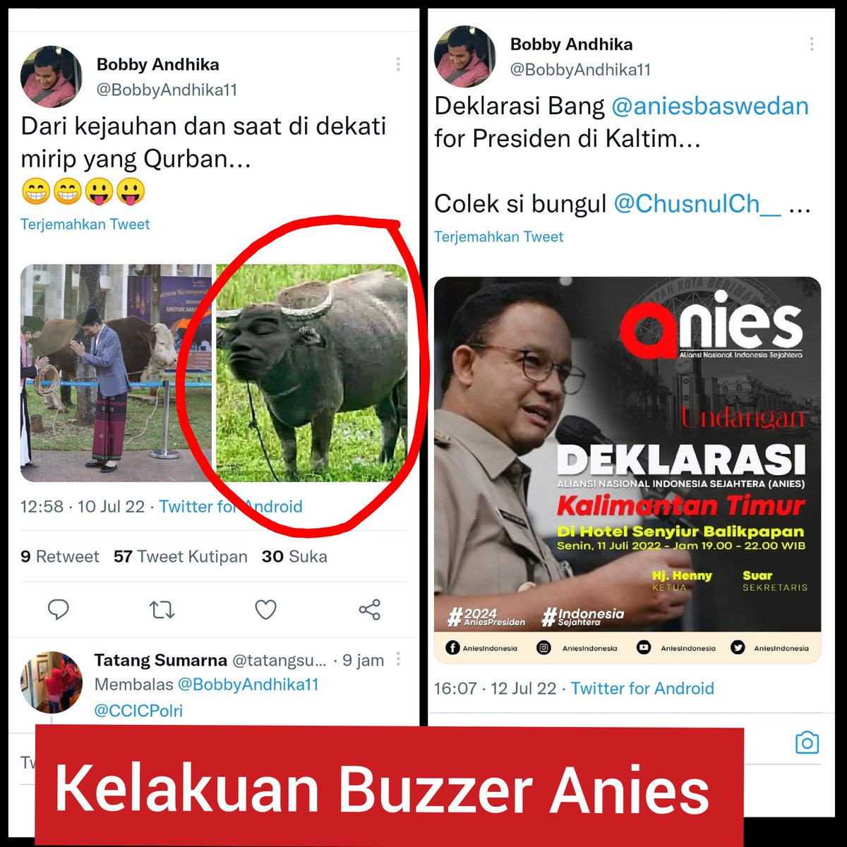 Ada akun buzzer Anies Baswedan yg pengen terkenal