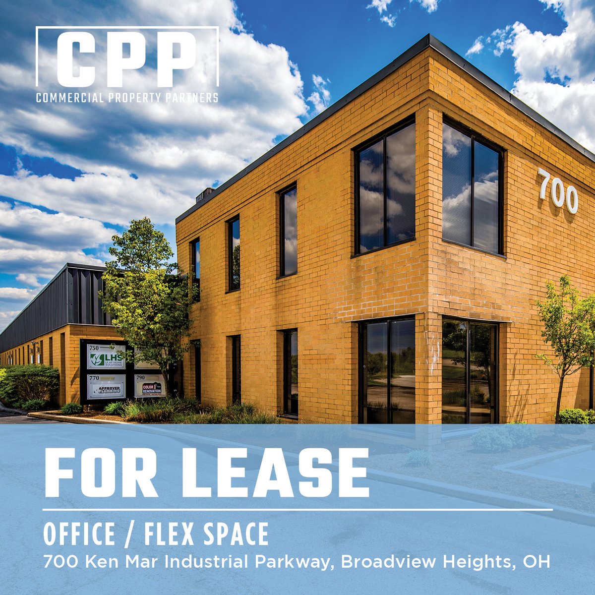RealEstateCPP's tweet image. FOR LEASE - Small Office Suites in Broadview Heights at I-77/Route 82. Click the link ⬆️ for a brochure and more information.

#commercialrealestate #forlease #flexspace #officespace #cleveland #broadviewheights #commercialrealestatebroker #cpp