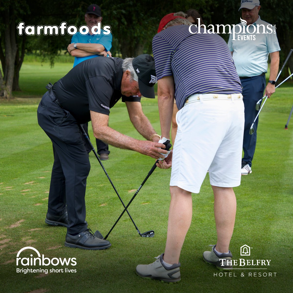 A day to remember... ⛳️🙌
 <a href="/garyplayer/">GARY PLAYER</a> <a href="/jacklin_tony/">Tony Jacklin CBE</a> 

<a href="/TheBelfryHotel/">The Belfry Hotel & Resort</a> #championsevents #championsxbelfry #chairtygolfday