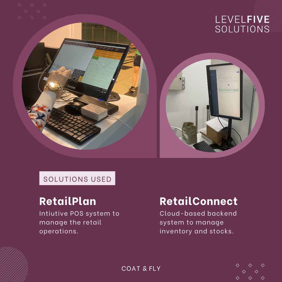DineplanPOS's tweet photo. Congratulations to Coat &amp; Fly for establishing your first store at Changi Airport's Terminal 3!

Thank you for trusting in our digital solutions for managing your retail business operations. Best wishes to your business and operations!

#LevelFiveSolutions #coatandfly #retailplan https://t.co/ugosBI7xnZ