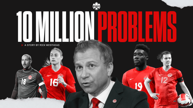 TSN_Sports's tweet photo. From @rwesthead: World Cup bonus fight exposes battles over Canada Soccer transparency, governance.

ARTICLE: https://t.co/99bEbO2Vu9 https://t.co/IoY8adz5xd