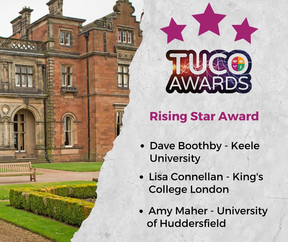 TUCOltd's tweet photo. Rising Star shortlisting announced... https://t.co/LKQQFsBD9G