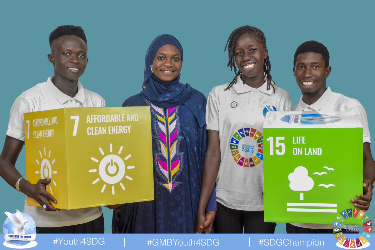 GTTI is working on #SDGs 7&15 in Sare Madi Genteh Bansang (CRR).They will embark on a solar plant & an agricultural project.

This project is aimed at providing affordable & clean energy,promote agriculture, & build the capacity of community members.

#SDGChampion
#GMBYouth4SDGs