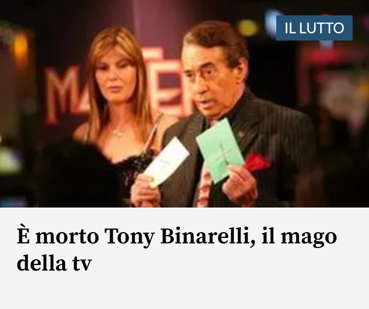 Quanti di QUELLA BD se ne sono già andati, davanti e dietro le quinte? 🙏