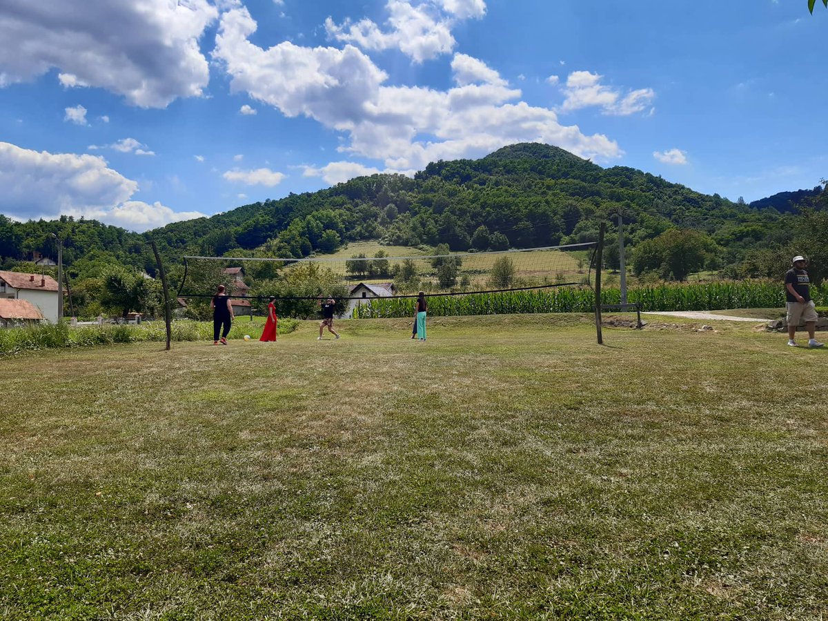 PCRCBiH's tweet photo. Today, we took Srebrenica Youth School participants to Drina to summarize our impressions from the previous  days of the program.

As #SYS2022 is coming to an end, we decided to dedicate this day to socializing and reflection. https://t.co/Sago6dqRc0