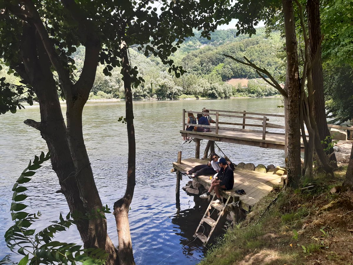 PCRCBiH's tweet photo. Today, we took Srebrenica Youth School participants to Drina to summarize our impressions from the previous  days of the program.

As #SYS2022 is coming to an end, we decided to dedicate this day to socializing and reflection. https://t.co/Sago6dqRc0
