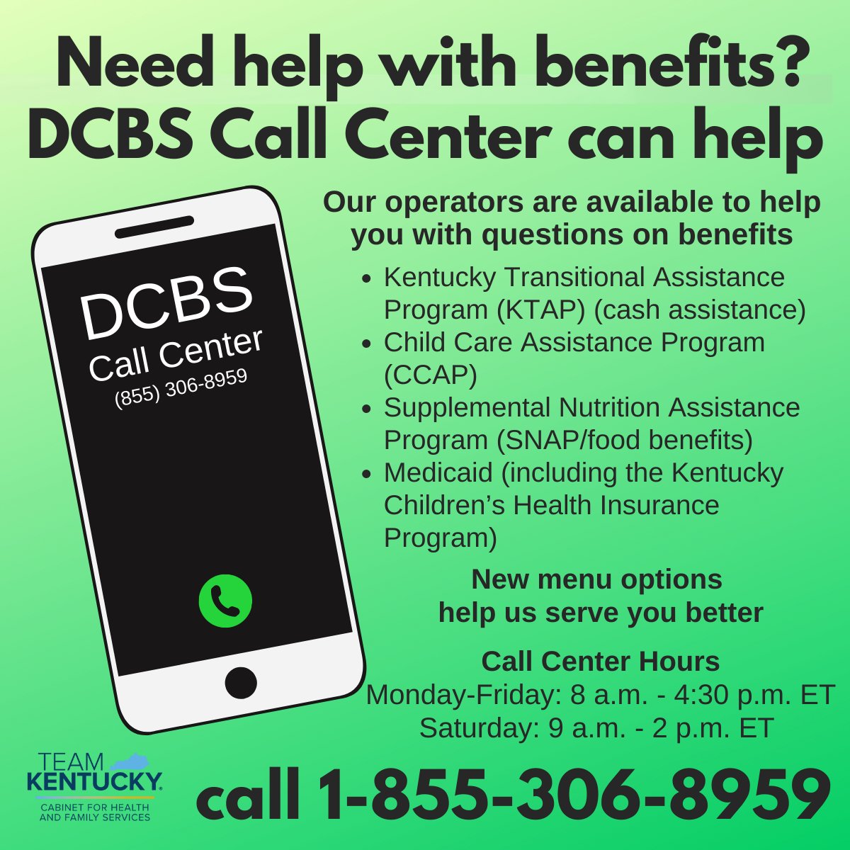 Kentucky Department for Community Based Services tweet media