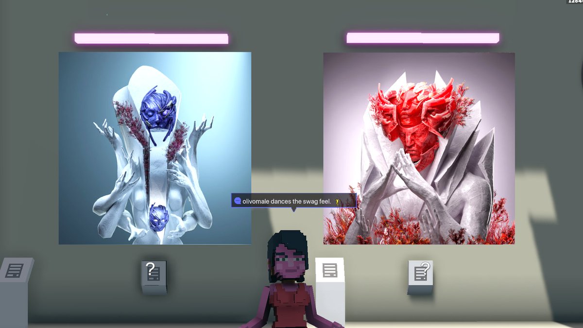 olivomale's tweet photo. @TheSandboxGame @MOCDA_ I just participated in the #TheSandbox weekly contest for a chance to win 200 mSAND! Here is my favorite piece from the ‘Impossible Worlds’ exhibition, check out my screenshot below!
👇 https://t.co/GAjoPye7JP