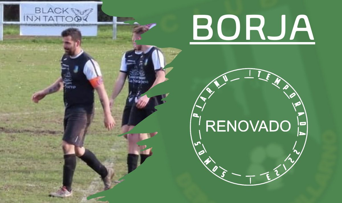 Renovación 💚✍️  Borja

Sumará otra temporada más en Las Torres. Jugador polivalente y un compañero de diez, es todo un placer para cuerpo técnico y directiva poder tenerlo en nuestras filas 😁
#somospiarnu