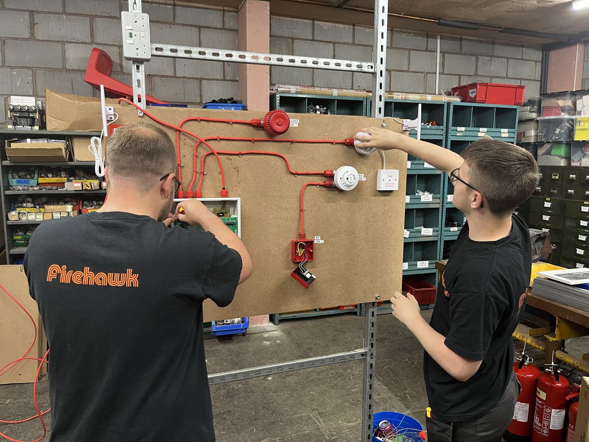 Firehawk_Ltd's tweet photo. #Expert Fire Alarm System training for our newest trainee, Jace.
#Career #Training #Development #ExpertsInKeepingYouSafe @Oldham_Hour https://t.co/hn0fjhaT4K