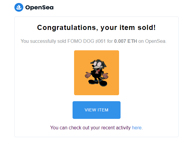 🔔Sold🔔
Big thanks goes to 
<a href="/warpshoot/">ワーピー</a> 様
💖
二点同時にお迎え頂きました🎊🚀
とても個性的な作品を展開されている方です！！
処刑人のような物騒なキャラを作成されていると思いきや、かわいいお寿司のキャラもあります（笑）
かっこいい、可愛い、ぶっ飛びの三銃士のような方です(*'▽')
#NFTs