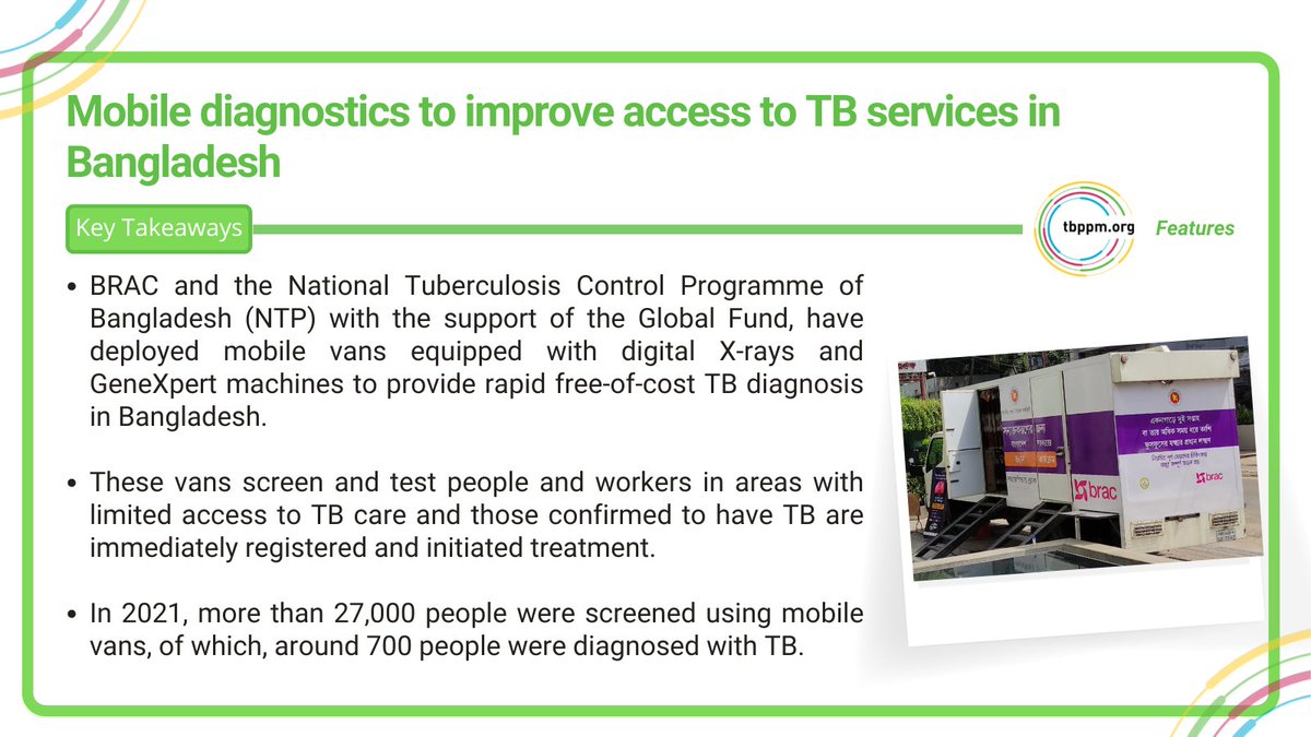 tb_ppm's tweet photo. This week on #TBPPMFeatures we read about the innovative approach by @BRACworld to improve access for #TB Services in #Bangladesh.
Click on the link to read the full article🔗https://t.co/adzB3wzvSr https://t.co/oQSNRVcB5D