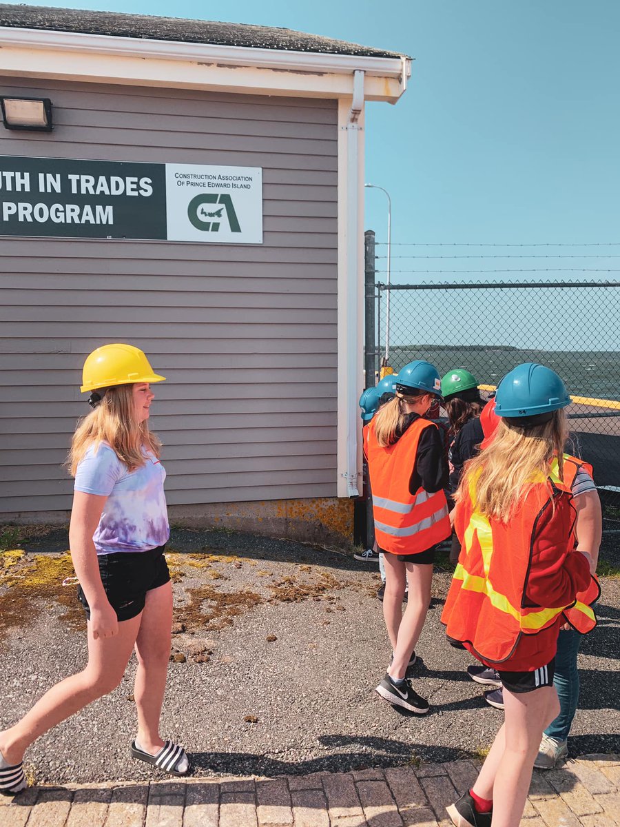 capei's tweet photo. What if these girls are the future of Construction?  Then it looks like we're in pretty good hands.  Great first day with @EPWIC_PEI GETT program!  Learning valuable skills that will help them become more employable in the near future - and having a lot of fun!
#womenintrades https://t.co/eVOL1lknPH