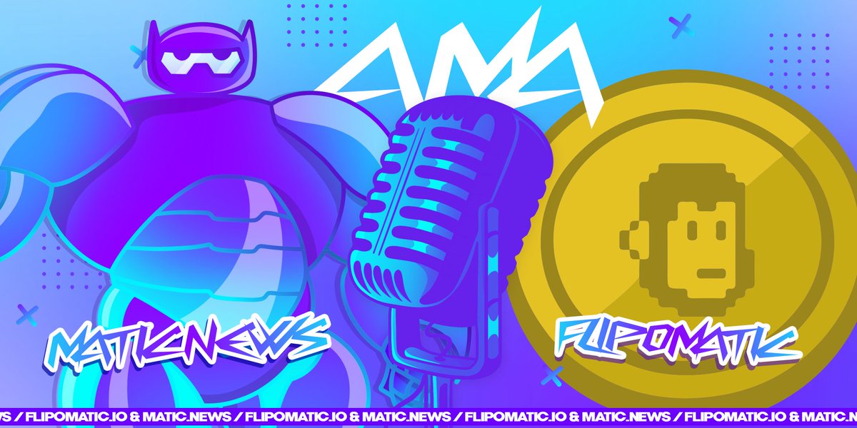 TODAY WIN 100$ AND JOIN AMA w/<a href="/MaticFlipo/">flipomatic.io</a> !

A #coinflip but with some interesting features! Uses a smartcontract that calls #Chainlink VRF to allow an impartial #game.#NFTs benefits and join a special surprise big contest👀🔥

•Venue:t.me/polygonnews

🗓TODAY-19:00UTC