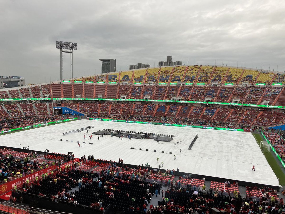EverythingDevil's tweet photo. Everything is getting in place for this afternoon's clash 😍 https://t.co/zj1bkqjNeW