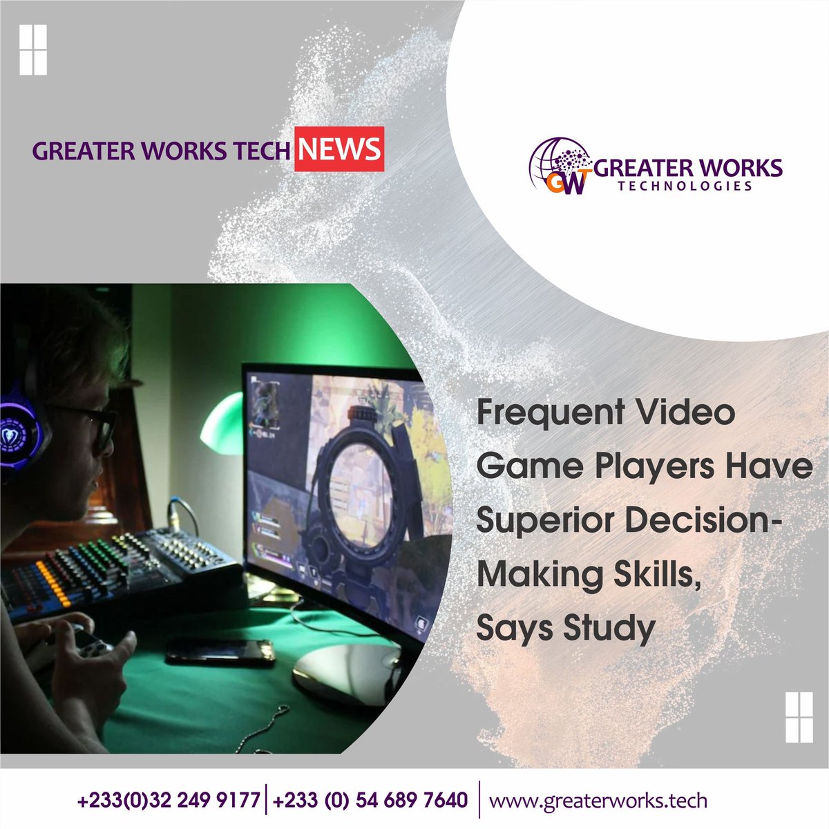 GreaterWorkTech's tweet image. 🎀 Study notes there was no trade-off between the speed and accuracy of response

Contact us at greaterworkstech@gmail.com for your website development and management. 
#greaterworks #webdevelopment #gamelovers #technology #technews #techworld #instatech #pro #latestnews