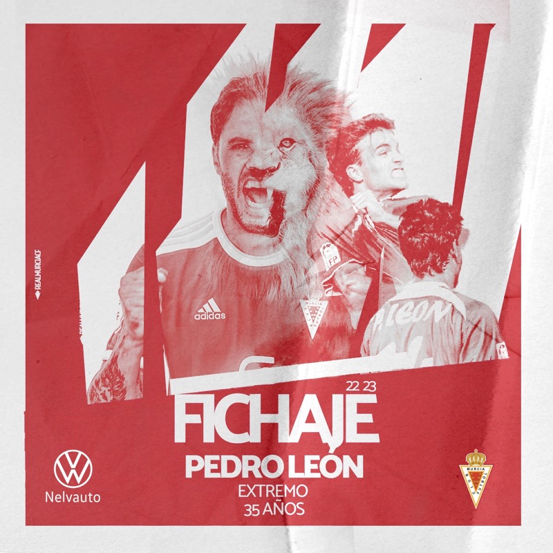 realmurciacfsad's tweet photo. #Fichaje | El 🦁@PLeonSanchez vuelve a casa.
@NELVAUTO