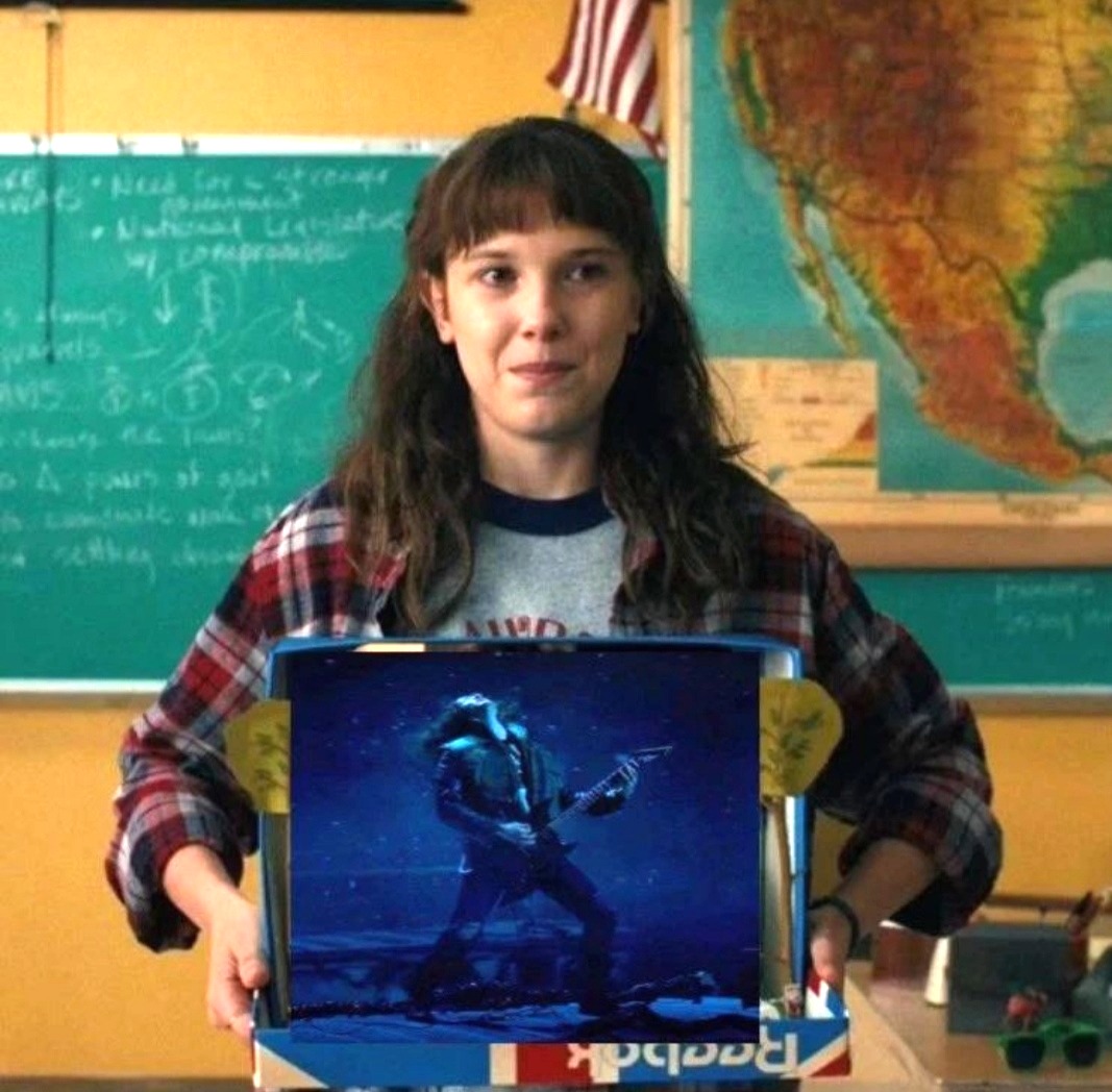 "HE IS MY HERO" ❤️😭✨ #StrangerThings
