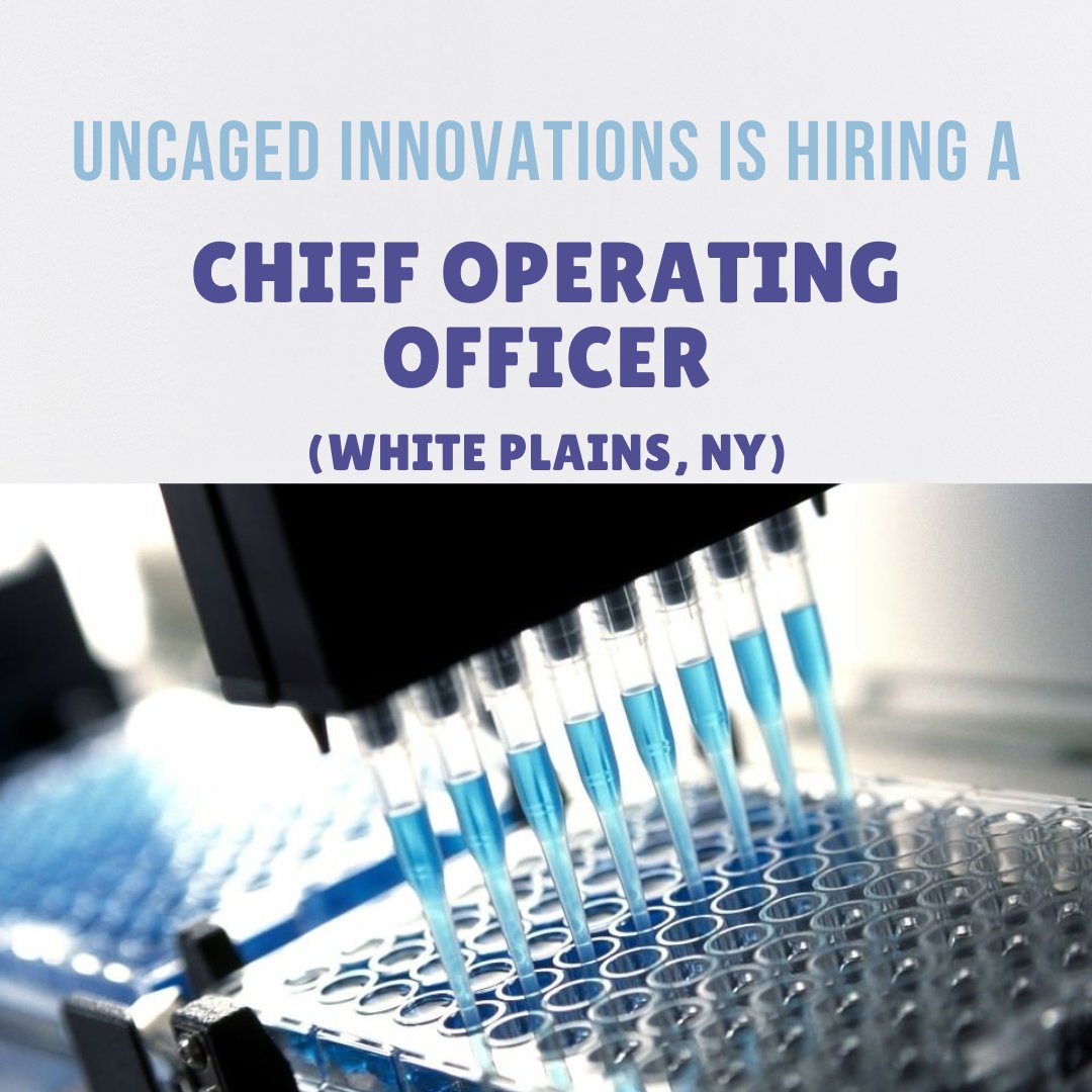 Uncaged Innovations is hiring! They are seeking a Chief Operating Officer to work with them out of White Plains, NY. Check out the full listing: passionplacement.com/jobs/chief-ope…