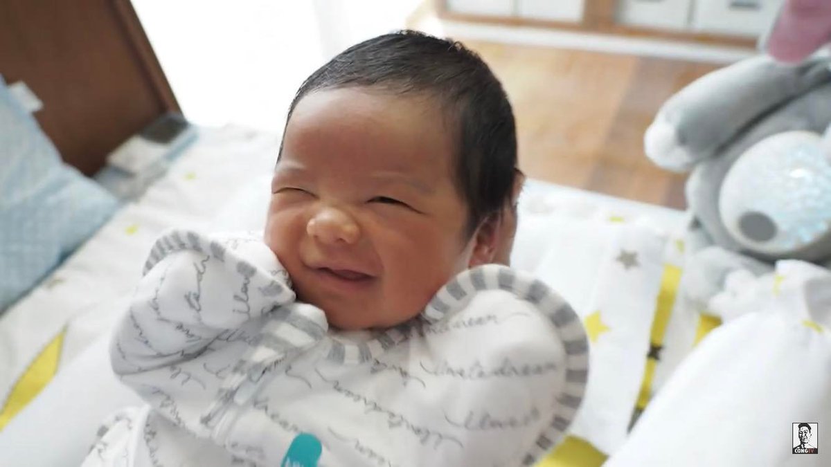 latest_chika's tweet photo. Precious smile ☺️🤗

LOOK: Baby Kidlat, Viy Cortez and Cong TV’s newborn son, was caught flashing an adorable smile on Cong TV’s recent vlog titled “Tingin”. 

📷 Cong TV/Youtube https://t.co/mldphEHcce