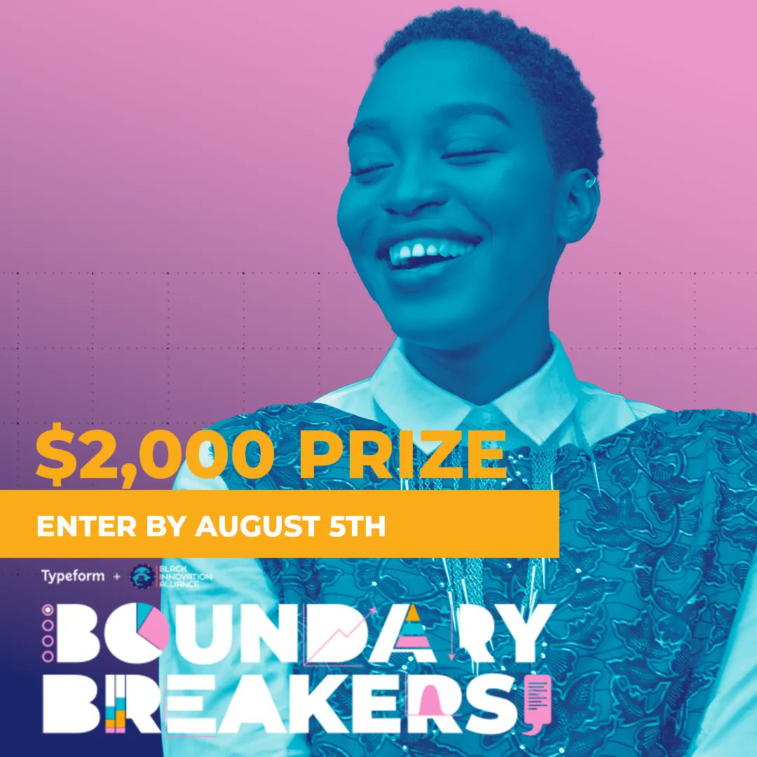 foundrs2fundrs's tweet photo. Are you using Typeform or VideoAsk in your work as a change agent? If so, submit to the Boundary Breakers contest for the chance to win! A total of 6 winners will be showcased in our national campaign, with the top 3 winning a $2,000 cash prize.  https://t.co/ON64LJ5wQo https://t.co/WIwDgGPzxG