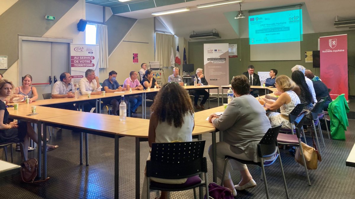 A l'inauguration de l'Espace Régional d'Information de Proximité [ERIP] du Marsan, un outil déployé sur les #territoires par la région <a href="/NvelleAquitaine/">Nouvelle-Aquitaine</a> et porté ici par la Chambre de Métiers.

Le travail en #partenariat, condition du succès, est au cœur des engagements.