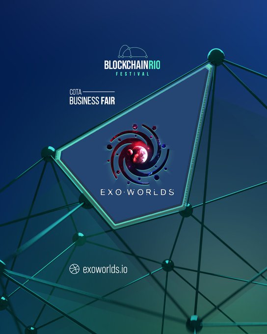 ExoWorldsNFT's tweet photo. We are excited to announce that we will be participating in the #blockchaininrio festival!
 
This is the biggest crypto event in Latin America and will be an important milestone in our market entry there! 

Join our discord here: https://t.co/b5rz1SMW1w 
 #ExoWorlds $EXO $VET https://t.co/LKIBHo78UW