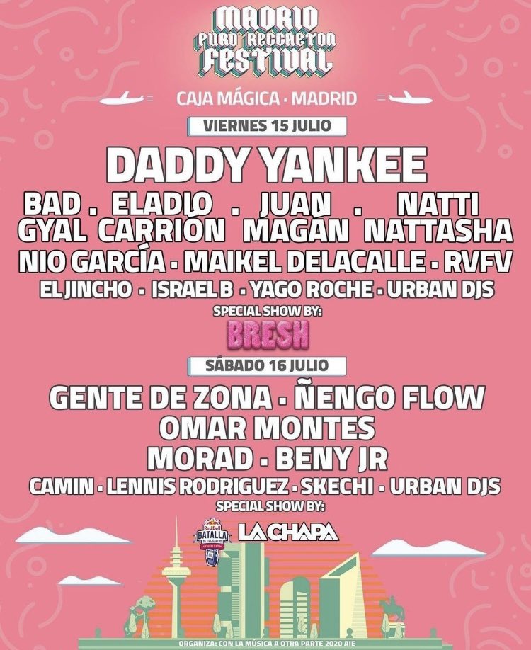 carlitoscelada's tweet photo. Vendo entrada para MADRID PURO REGGAETON FESTIVAL días 15 y 16 de julio ⬇️⬇️ #daddyyankee #puroreggaeton https://t.co/kJ5ftmVgVR
