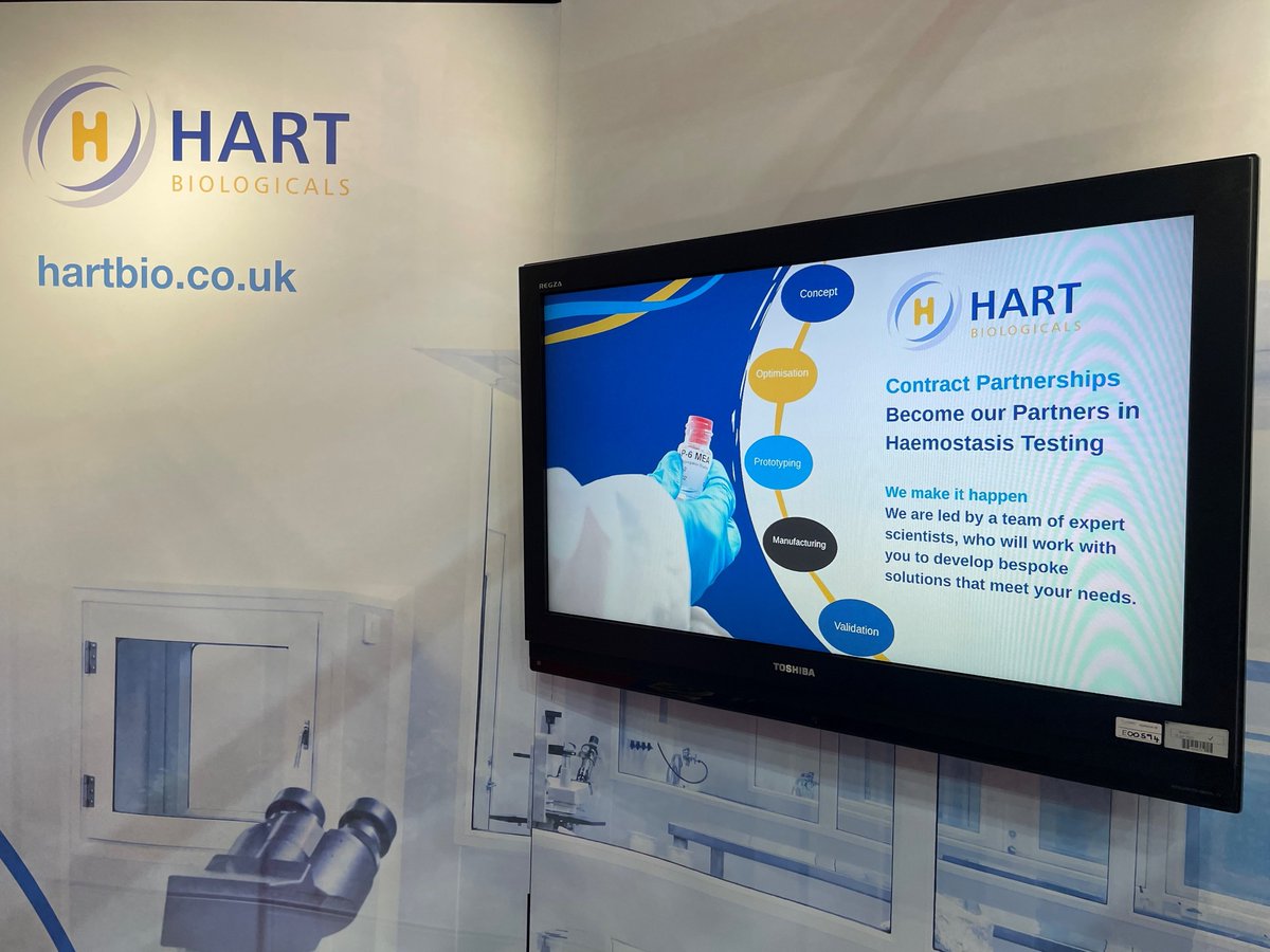 It’s the final day of the <a href="/isth/">ISTH</a> exhibition🗓️

Make sure to visit us at stand 1230 to learn all about our contract partnership services📝

#ISTH2022 #ISTH #congress #hartbio #hartlepool #haemostasis