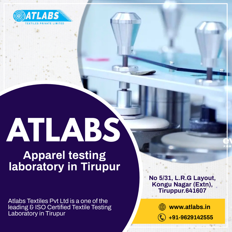 AtlabsTextiles's tweet image. Atlabs Apparel Testing Laboratory with global market &amp;amp; quality requirements. We are proud to be an ISO 9001:2015 certified testing laboratory. 
Mobile Number: +91-9629142555
Email ID: info@atlabs.in
Website : atlabs.in
#Atlabs #AtlabsTextiles, #TextileTestingLab