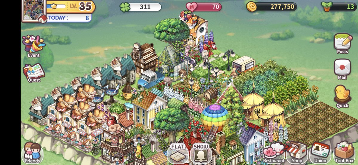 KazunosukeJ's tweet photo. ようやくレストラン建てられるレベルまできた。ここから地道に収益化。

エアドロイベント中。

#P2E #EveryFarm #Airdrop https://t.co/v0DONalZXN