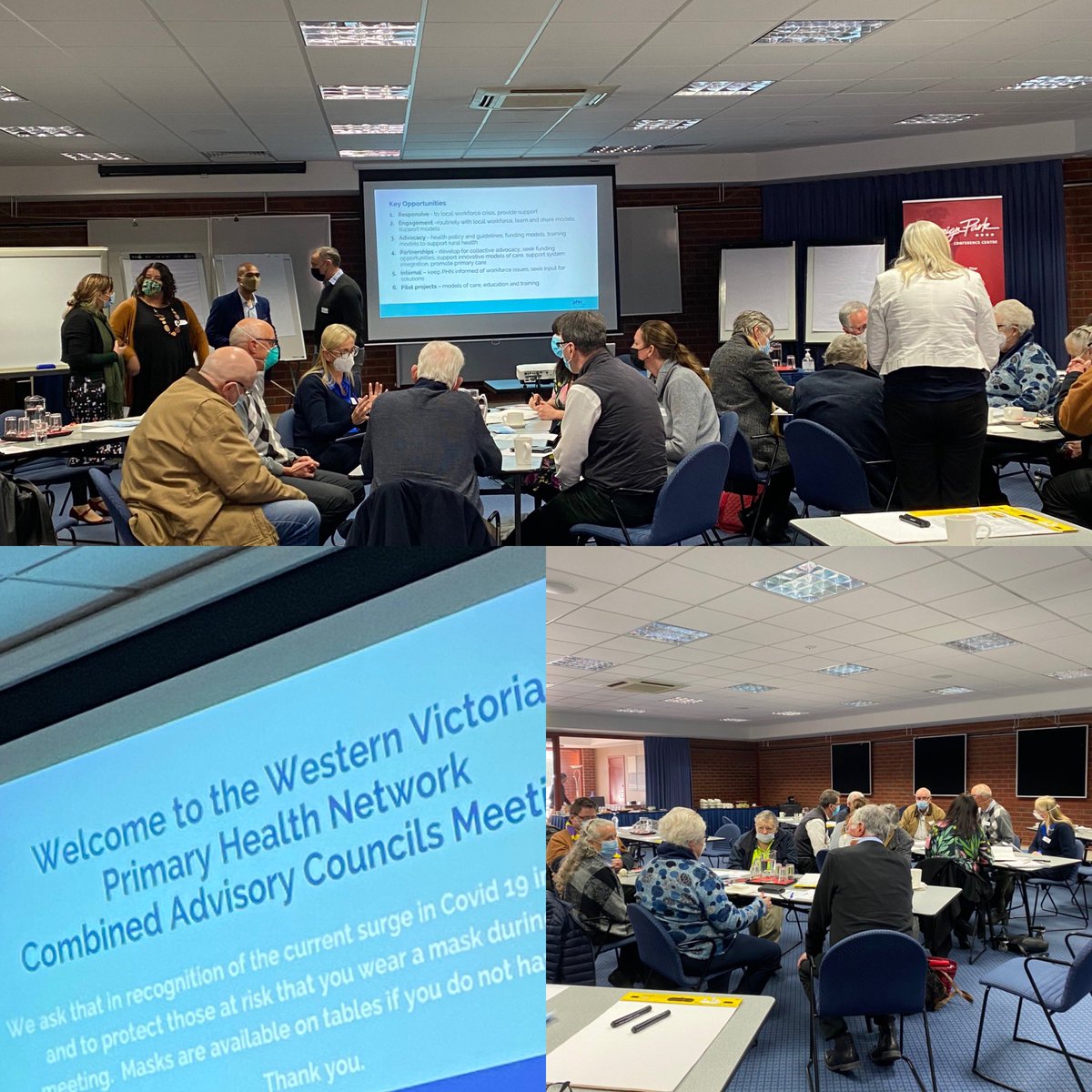 rowiec1's tweet photo. Today was an important gathering of @WestVicPHN Clinical and Community Councils. Great discussions around health needs for communities in western Victoria and the needs of our primary care workforce. https://t.co/kSUtCLDukT