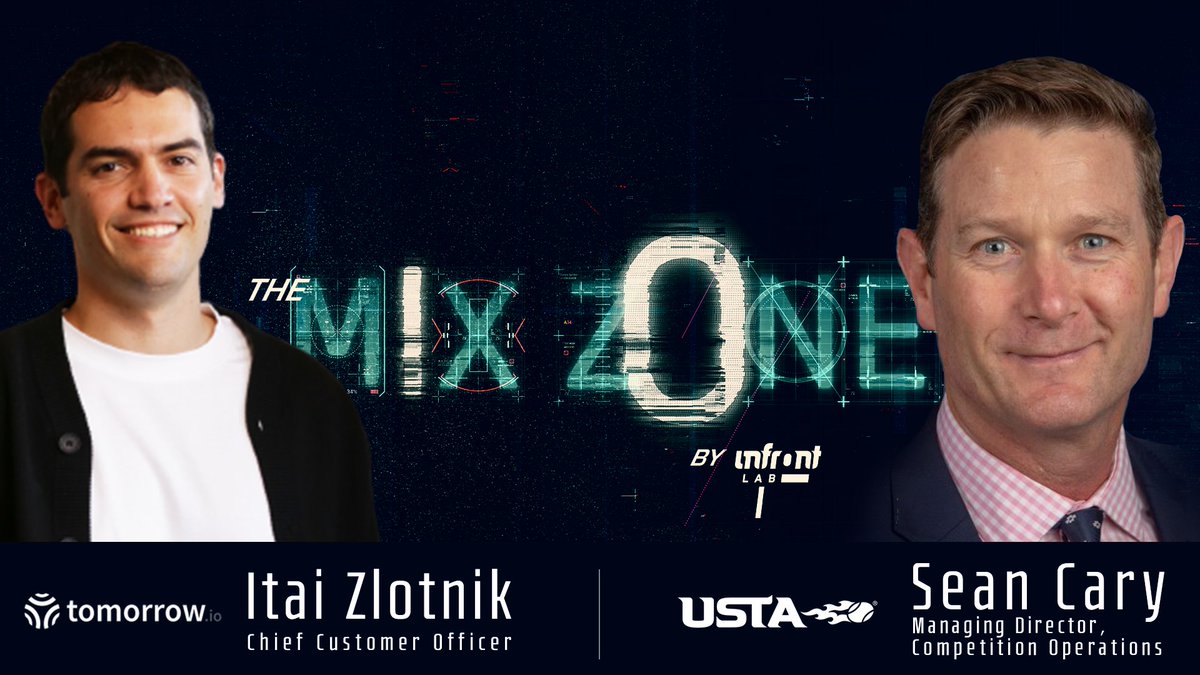 Merav_Savir's tweet photo. Ever wonder what goes on behind the scenes at an open air sporting event when there’s a tornado warning?

Join us for a live episode of the Mix Zone on LinkedIn at 15:00 CET today to find out from @tomorrowio_ and @usta 

Watch here: https://t.co/TSTvce2duL https://t.co/NHMmF17jje