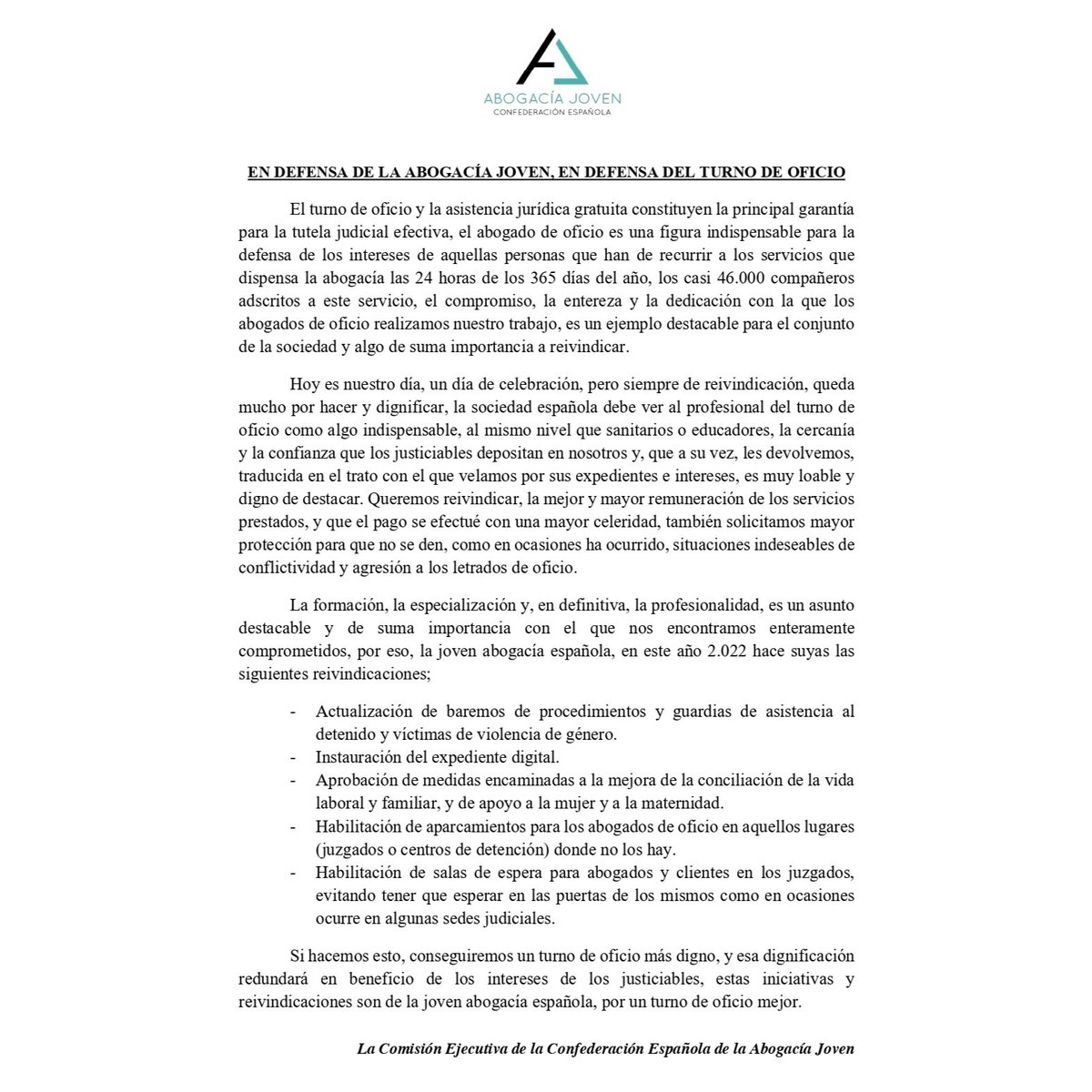 FADEJA_Abogacia's tweet photo. DÍA DE LA JUSTICIA GRATUITA Y DEL TURNO DE OFICIO

Cada 12 de julio se celebra el Día de la Justicia Gratuita y del Turno de Oficio, para defender y divulgar la labor realizada por más de 51.300 Abogados de Oficio, 24 horas al día, 365 días al año. https://t.co/djmbAfIljI