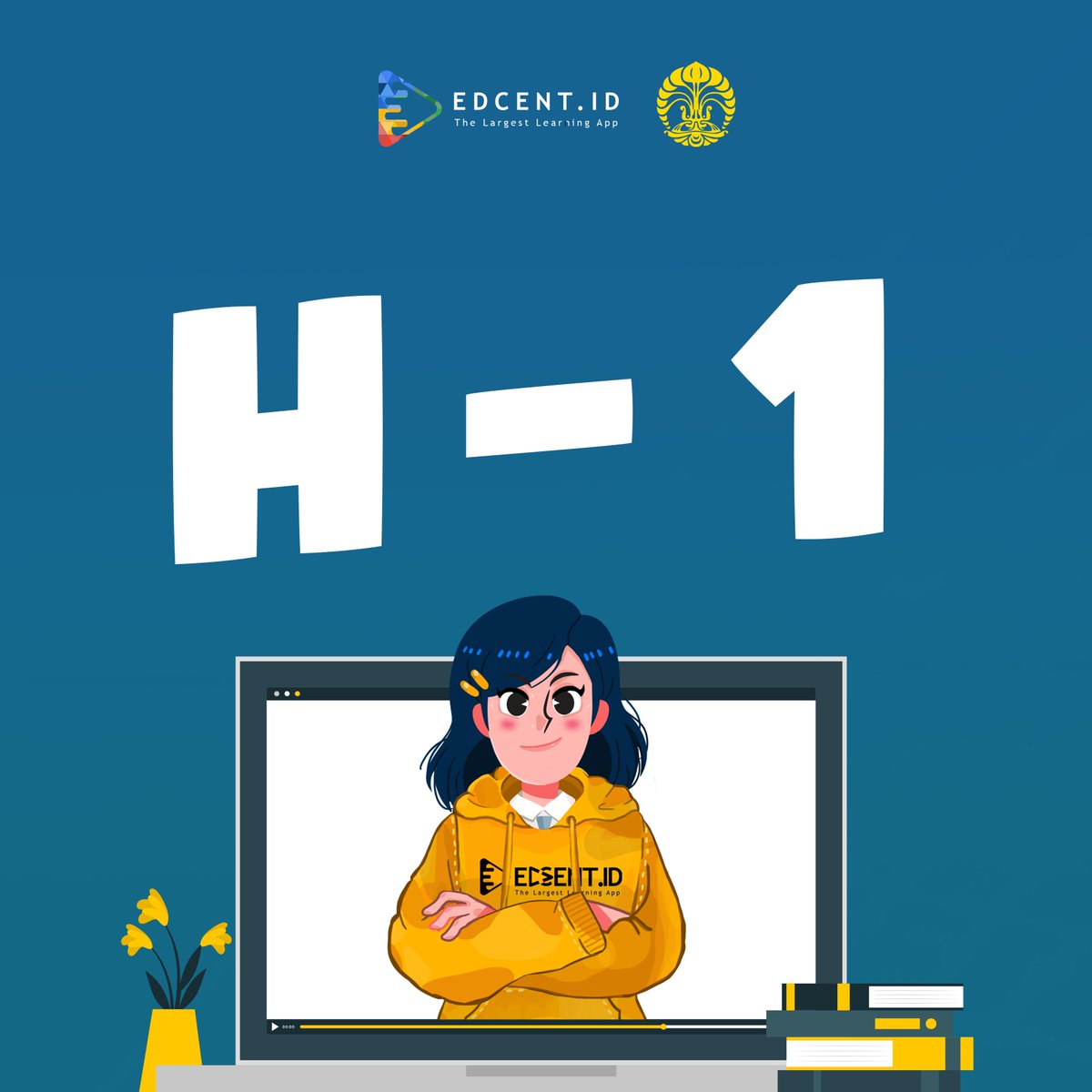 EdcentId's tweet photo. ✨ Halo, Calon Mahasiswa Baru UI! ✨

H-1 Pengumuman SIMAK UI S1 Reguler, S1 Paralel, Vokasi nih!
Pasti pada deg-degan ya nungguin pengumumannya.
Semoga kamu mendapatkan kata “Selamat” ya di pengumumannya! 🥳

#SIMAKUI #SIMAKUI2022 #UI2022 #Studytwt #ambistwt #ambisvers https://t.co/TpCXTbvpPG