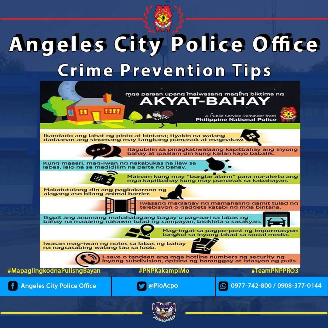 PioAcpo's tweet photo. Crime Prevention Tips

#TeamPNP
#PNPKakampiMo
#WeServeAndProtect https://t.co/LawWcabH5g