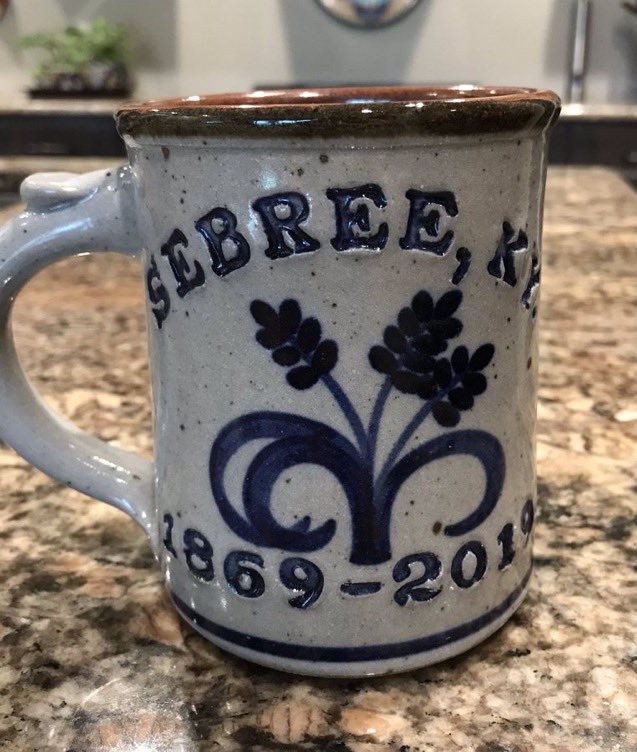 off_rockers's tweet photo. Serendipity! I posted this picture of a mug from my grandmother’s hometown, #sebree and it caught the eye of someone else with ancestors from this tiny town in #Kentucky! How cool is that?? Clues come from the most amazing places! #ancestry #familysearch #genealogy https://t.co/VEERRzPDmt