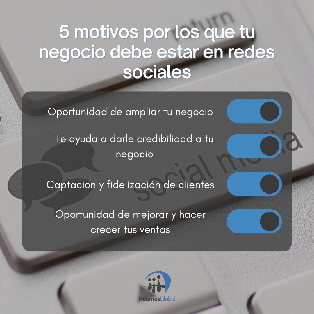 ¿Tenéis un pequeño negocio o un emprendimiento y no sabéis cómo captar más clientes? 🤔

Hoy, os compartimos 5 motivos por los cuales tu negocio no debería dejar de tener presencia en #redessociales ❤👍.

🤓📲 ¿Os animáis al cambio de la #transformacióndigital?