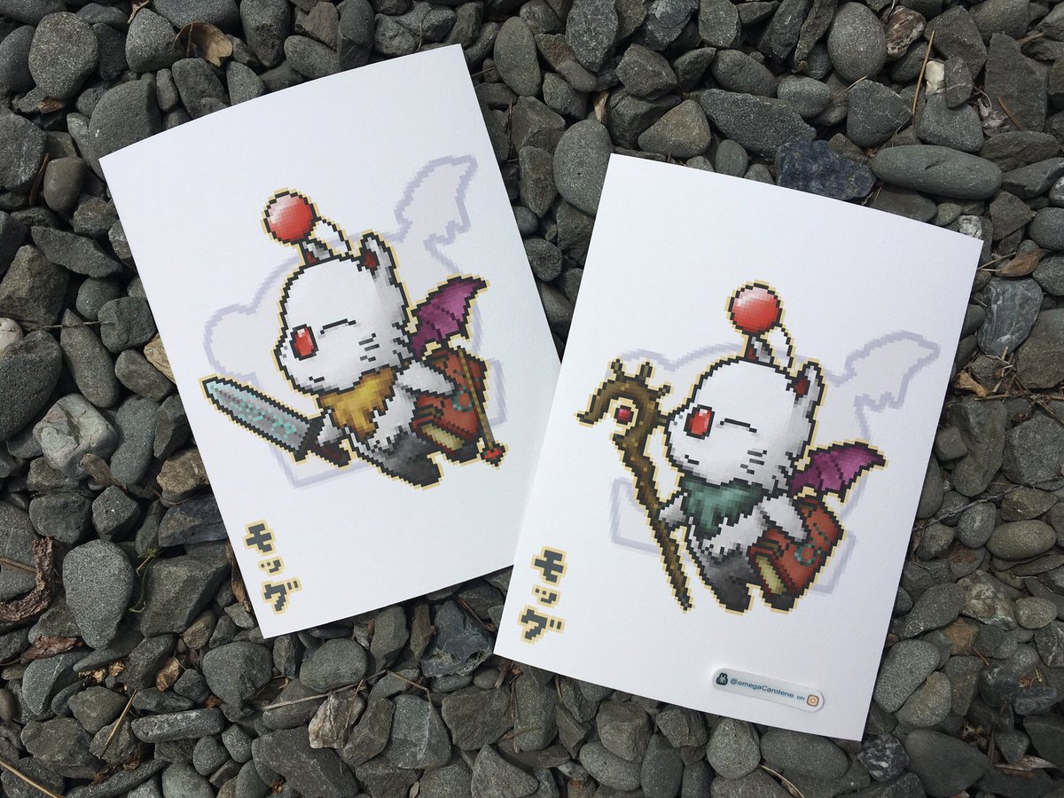 omegaCarotene's tweet photo. these #pixelMoogle • moogle giclée Prints, heh~ ⭕️-Σ:3
(🌀 9.5小時 w/ o57-i, and so… o_O ) https://t.co/8ncvY1ITcv