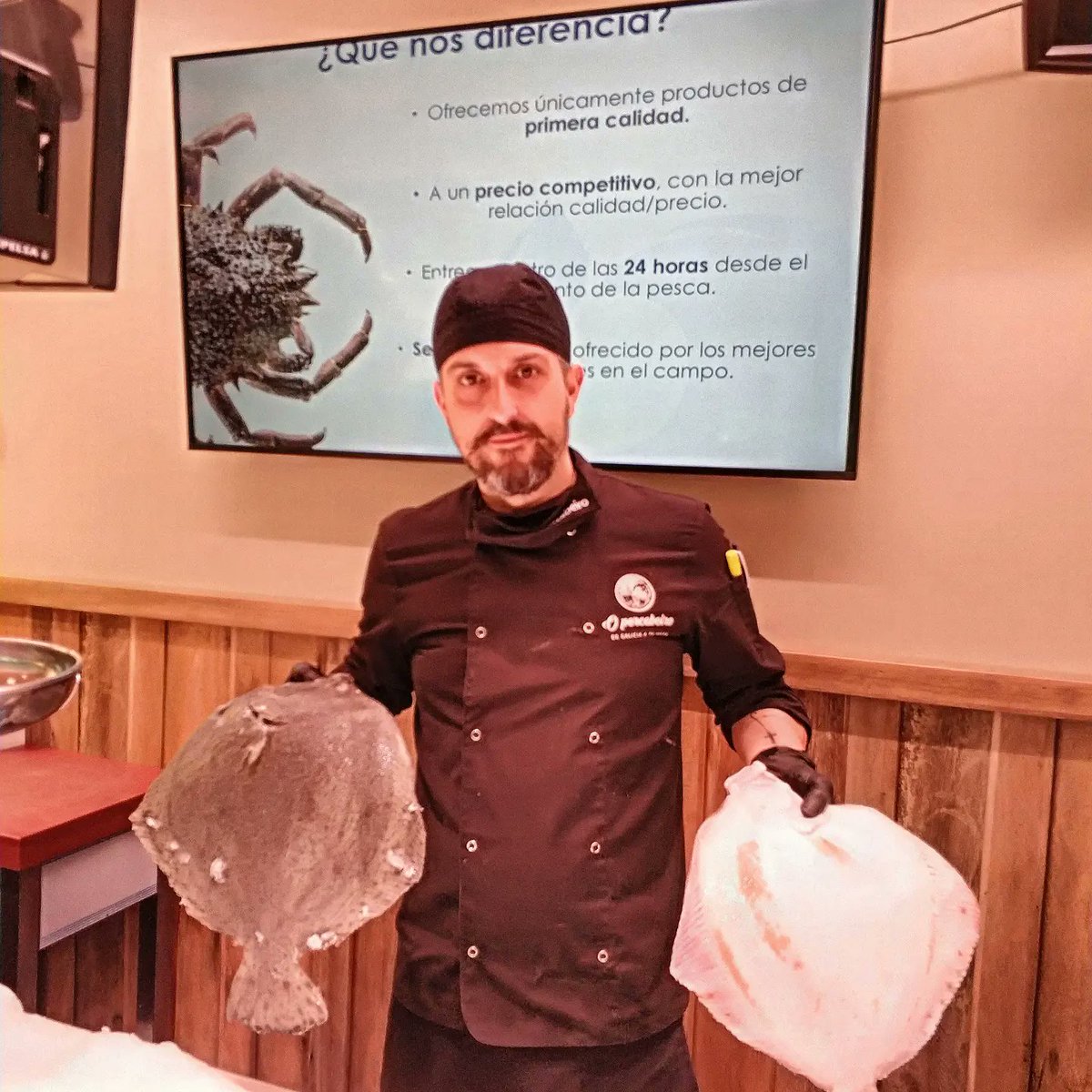 MCHM_Chamartin's tweet photo. RODABALLO DE LA RÍA , suculencia de @OPercebeiro 

La carne del rodaballo salvaje es exquisita, firme y fina, lo que hace que se convierta en un reclamo culinario. 

Si añoras el mar, nosotros te lo traemos al @MCHM_Chamartin https://t.co/vQOrd1lODb