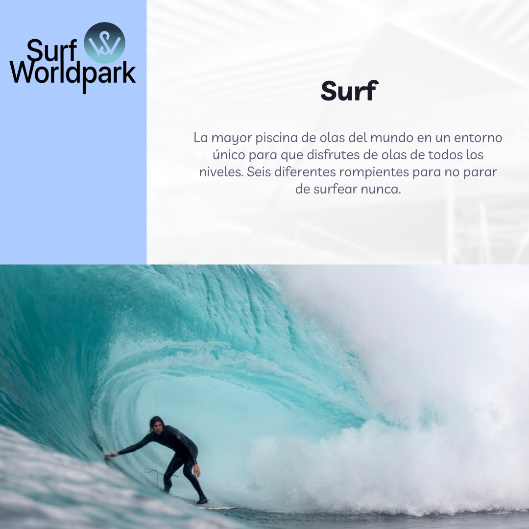 SurfWorldC's tweet photo. En @SurfWorldP  contamos con la piscina de olas mas grande del mundo, gracias a la tecnología de nuestros amigos de @westlakewave los cuales con su tecnología de olas han logrado esta hazaña 🏄‍♂️ https://t.co/DbKgiszRHj