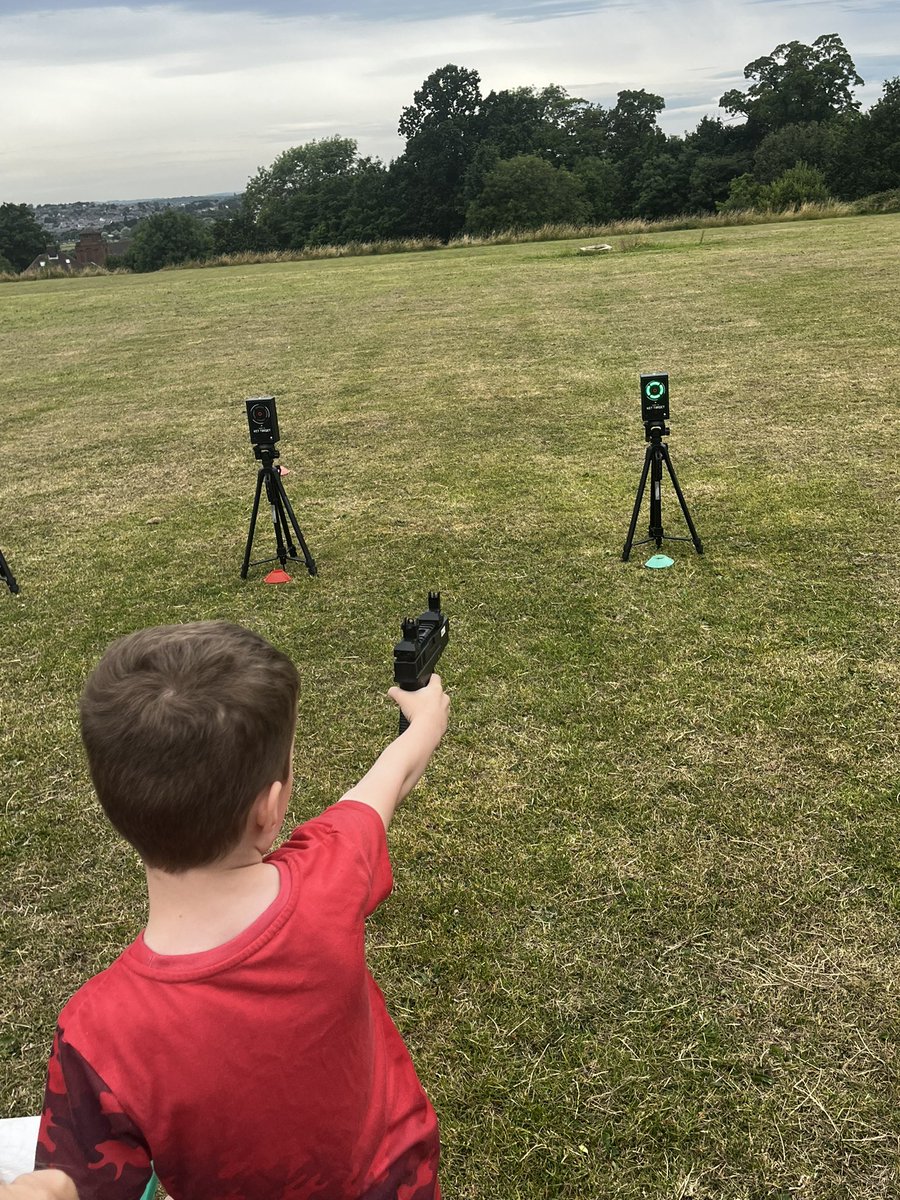 chrisdysonHT's tweet photo. So #Olympic cyclist on the playground here @ParklandsLeeds and on the field itโs the Y3 residential with the awesome @LazerWarsNE for 3 full days โฆ itโs #LazerQuest first off - we are so lucky https://t.co/PkEmFGOmU5
