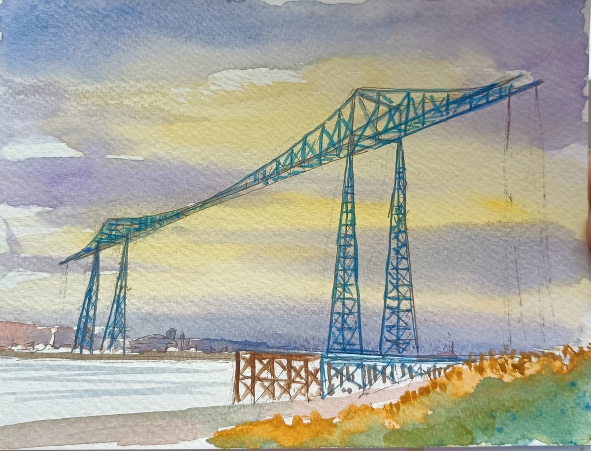 TimmyMallett's tweet photo. Teesside always inspires
(even when the bridge is closed!) #thecyclingartist #roundbritain
@DalerRowney
@TeessideLive  https://t.co/7gY05baCpZ https://t.co/vFIRjrpOsc
