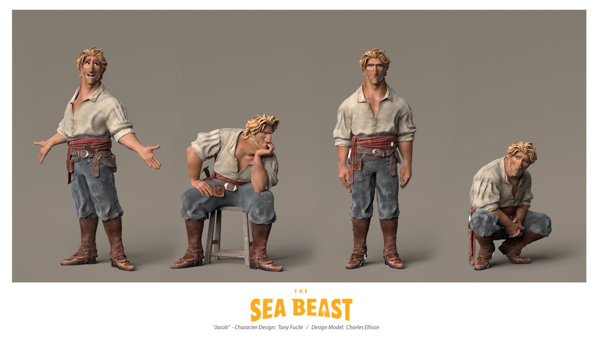 Discover a selection of 25+ concept Art and models by Thomas Dubois,  Charles Ellison, Bobby Rebholz for 'The Sea Beast" 

Full Gallery and Selection : https://t.co/0dTeP7yfgd 