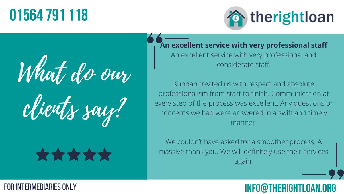 If you're interested in learning more talk to our team:
👉 info@therightloan.org
👉 01564 791 118

Or visit our website:
👉 therightloan.org

#TestimonialTuesday #TheRightLoan
